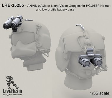 1/35 ANVIS-9 Aviator Night Vision Goggles for HGU/56P Helmet