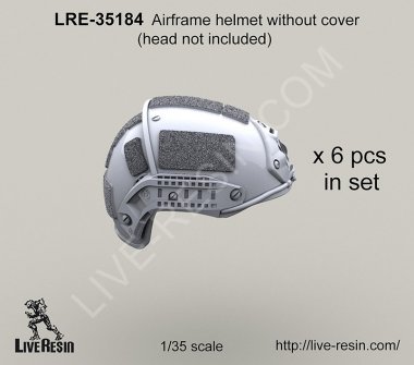 Live Resin 1/35 LRE35184 Airframe helmet without cover head not included x6 Live Resin 1/35 LRE35184 Airframe helmet without cover head not included x6