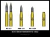 1/35 100mm Gun Ammo Set w/Decal for T-55
