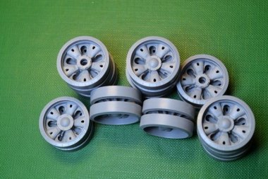 1/35 T-54A, T-54B, T-55(Early) Road Wheels Set (20 pcs)