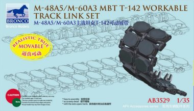 1/35 M48A5/M60A3 MBT T-142 Workable Track Link Set