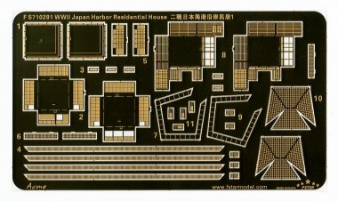 1/700 WWII Japan Harbor Residential House #1