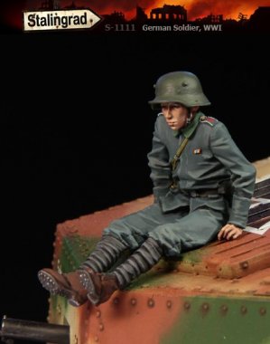 1/35 WWI German Soldier #1