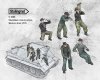 1/35 WWII German Sturmtiger Crew in Action, Western Front 1945