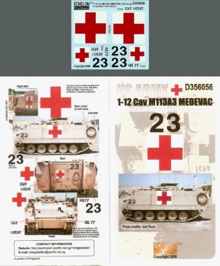 1/35 US Army 1-12 Cav M113A3 Medevac (OIF)