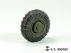 1/35 9P148 Konkurs (BRDM-2 Spandrel) Weighted Wheels (4 pcs)