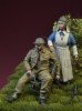 1/35 WWII Belgian Nurse and Wounded BEF Soldier