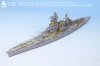 1/700 IJN Haruna 1944 Detail w/Barrel & Wooden Deck for Fujimi