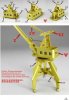 1/700 Modern Giant Travelling Gantry Crane with Double Lever Jib