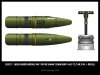 1/35 Laser-Guided Missile 9M-119 w/Decal for 2A46M 125mm Gun