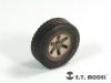 1/35 Technical Pickup Truck Weighted Wheels (4 pcs)