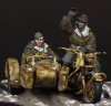 1/35 WWII German Motorcycle Crew