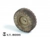 1/35 M1151 Humvee Weighted Wheels (5 pcs)