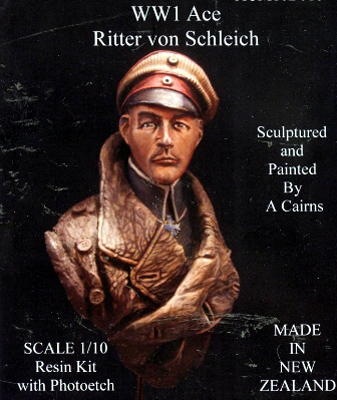 1/10 WWI German Ace, Ritter von Schleich, The Black Knight - Click Image to Close