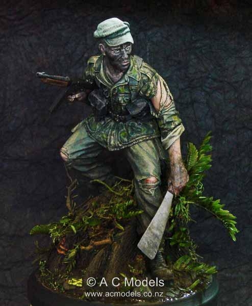 1/16 WWII Kiwi Soldier in the Soloman Islands - Click Image to Close