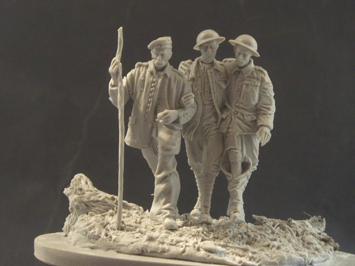 1/32 WWI Walking Wounded Soldiers - Click Image to Close