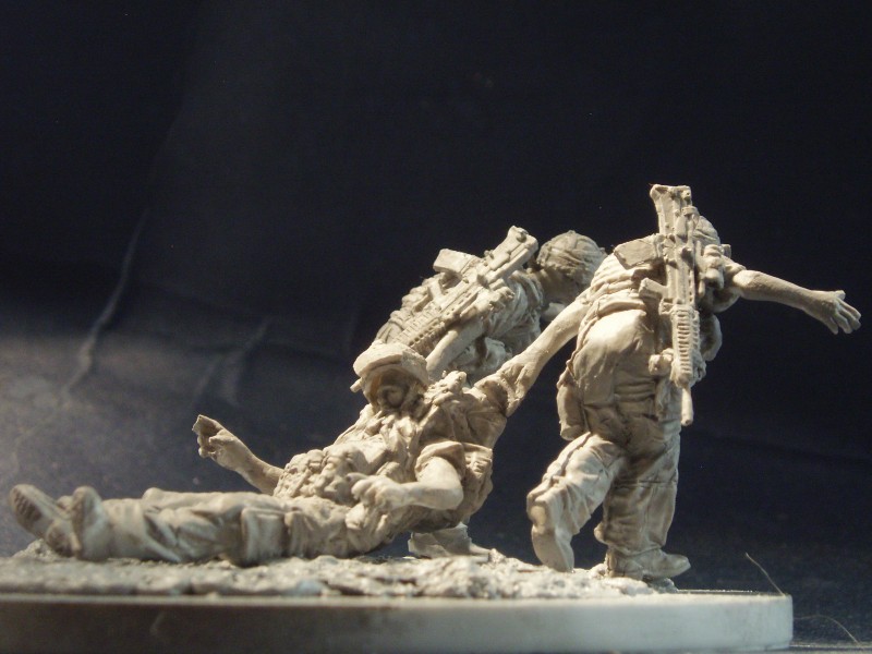 1/35 Modern British Infantry in Afghanistan, "Out of harms way" - Click Image to Close