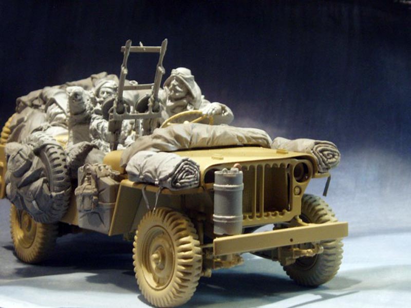 1/24 LRDG Crew Conversion Set for Willys Jeep - Click Image to Close