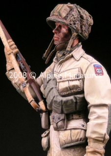 1/16 WWII US Paratrooper 82nd Airborne "All American" - Click Image to Close