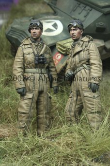 1/35 WWII British Tank Crew Set (2 Figures)