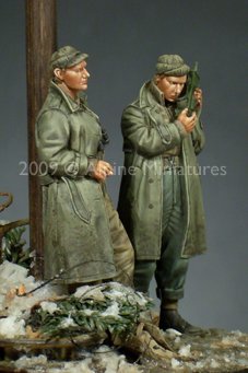 1/35 WWII US Army Officer Set (2 Figures) - Click Image to Close