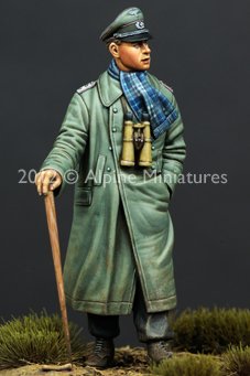 1/35 WWII German Panzer Officer "1 Panzer Division" #1 - Click Image to Close