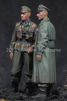 1/35 WWII German Max Wunsche & NCO Set (2 Figures) - Click Image to Close