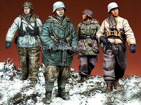 1/35 "Winter Patrol" Set (4 Figures) - Click Image to Close