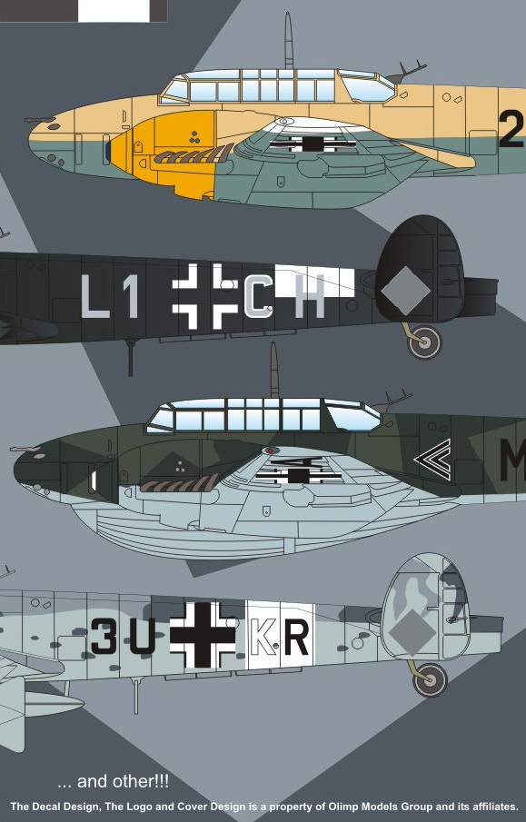 1/72 WWII Luftwaffe Bf110D - Click Image to Close