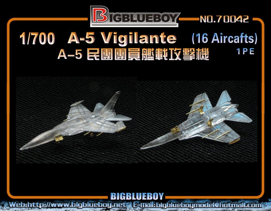 1/700 A-5 Vigilante Detail Up Etching Parts for 16 Aircraft - Click Image to Close