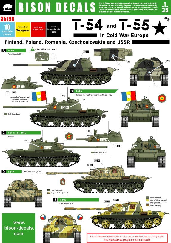 1/35 T-54 and T-55 in Cold War Europe - Click Image to Close