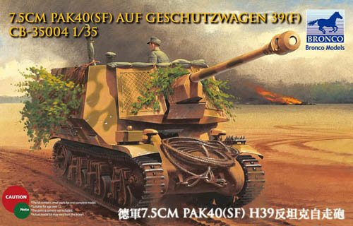 1/35 7.5cm Pak 40(sf) Auf Geschutzwagen 39(f) - Click Image to Close