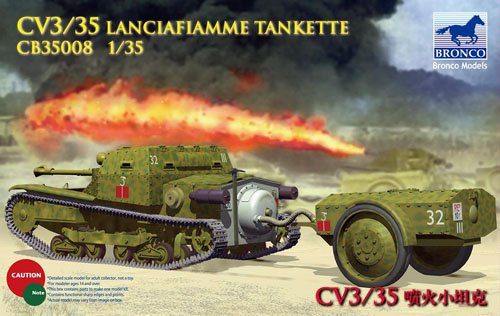 1/35 CV3/35 Lanciafiamme Tankette - Click Image to Close
