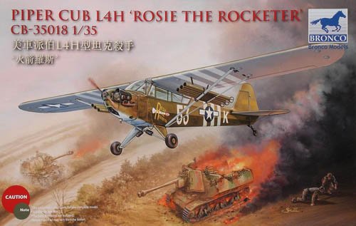 1/35 Piper Cub L4H "Rosie the Rocketer" - Click Image to Close