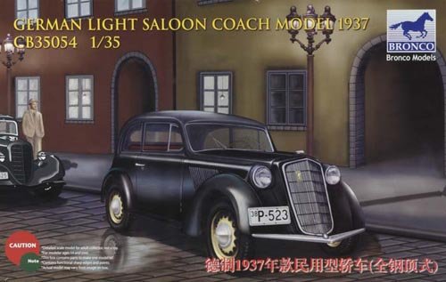 1/35 German Light Saloon Coach Model 1937 - Click Image to Close