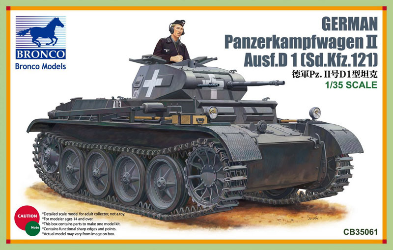 1/35 Panzerkampfwagen II Ausf.D - Click Image to Close