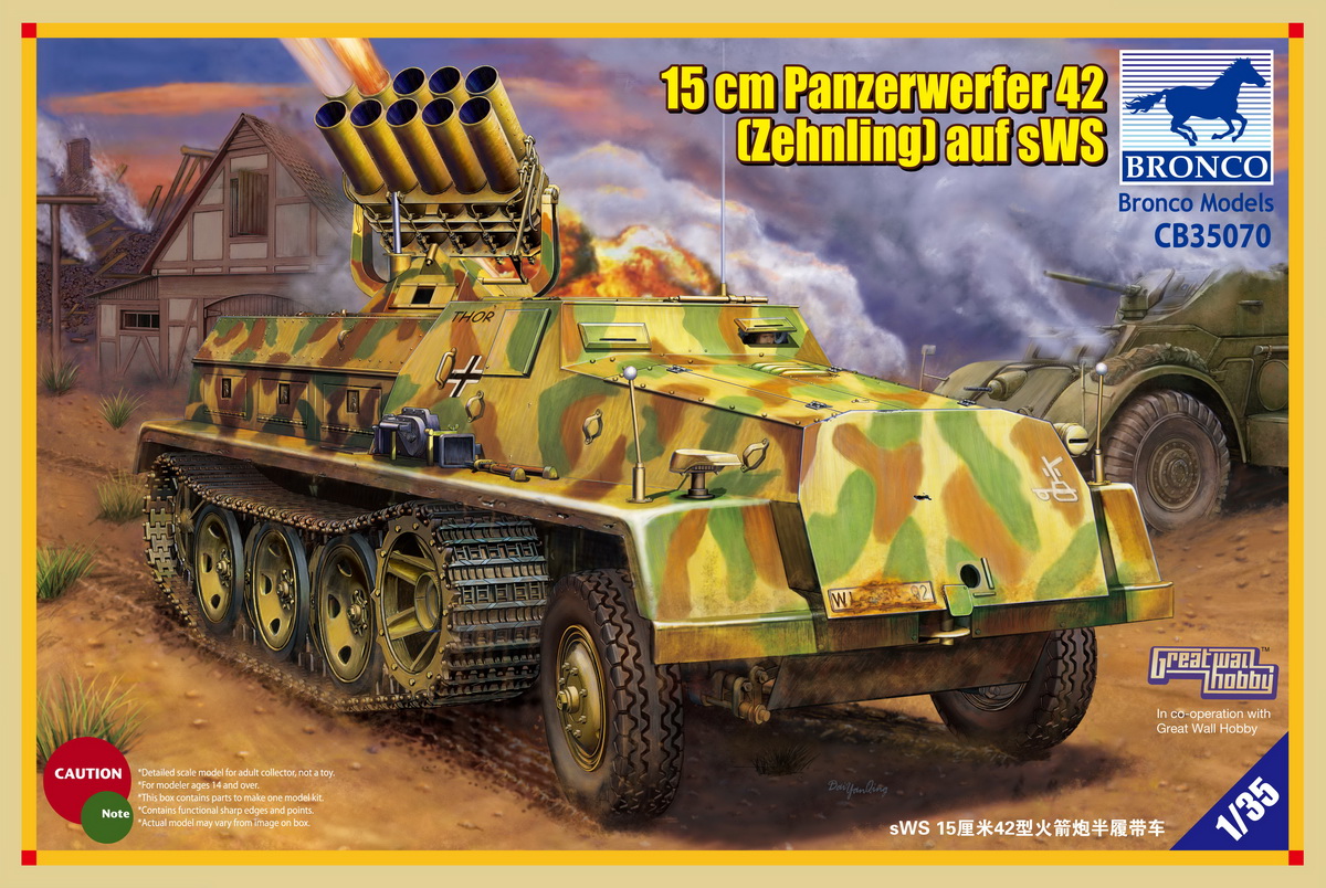 1/35 15cm Panzerwerfer 42 (Zehnling) auf sWS - Click Image to Close