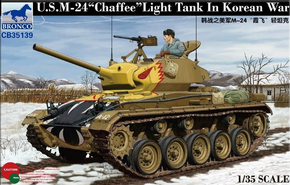1/35 US M24 Chaffee Light Tank in Korean War - Click Image to Close
