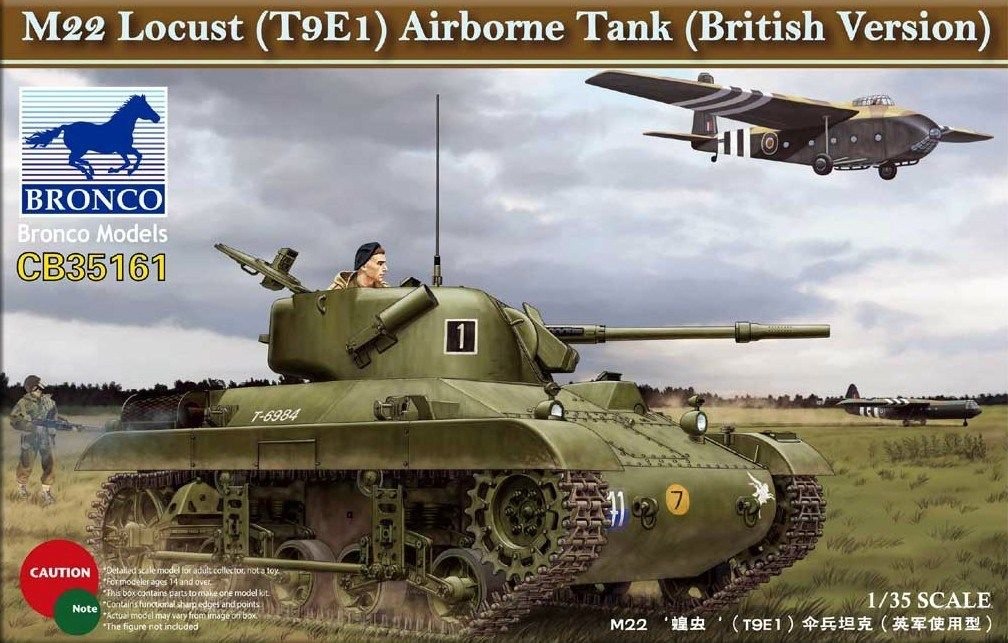 1/35 M22 Locust (T9E1) Airborne Tank, Bristish Version - Click Image to Close