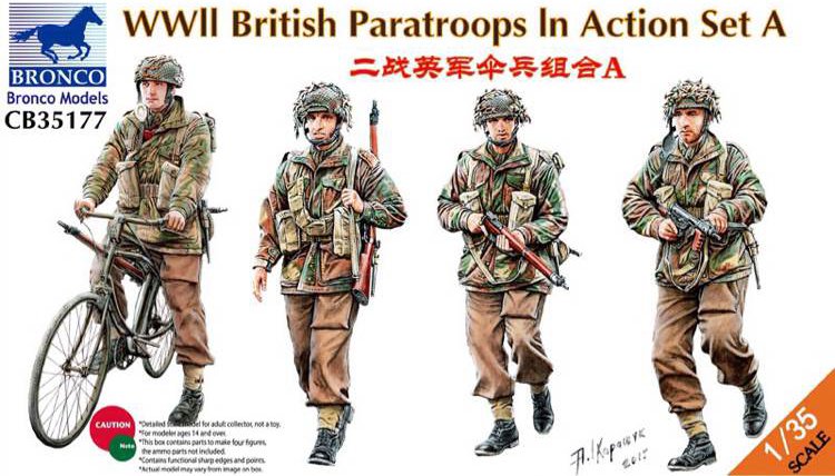 1/35 WWII British Paratroops in Action Set.A - Click Image to Close