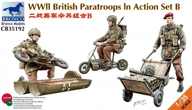 1/35 WWII British Paratroops in Action Set.B - Click Image to Close