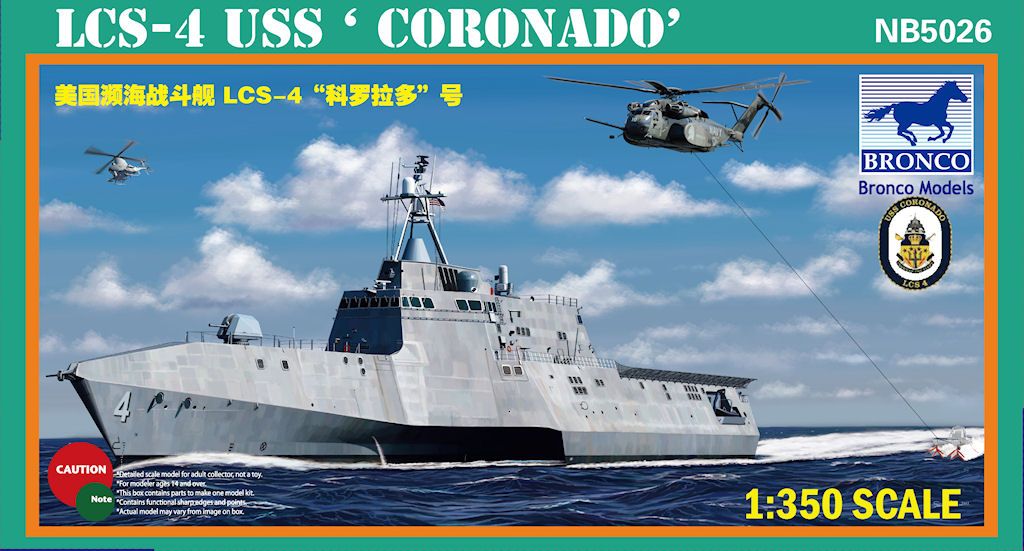 1/350 USS Coronado LCS-4, Littoral Combat Ship - Click Image to Close