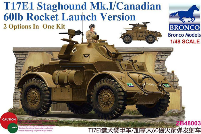 1/35 T17E1 Staghound Mk.I/Canadian 60lb Rocket Launch Version - Click Image to Close