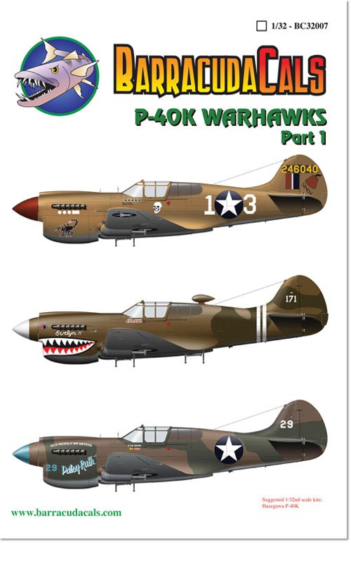 1/32 P-40K Warhawks Part.1 - Click Image to Close