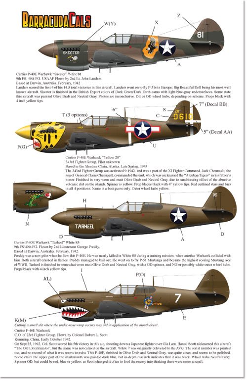 1/48 P-40E Warhawks Part.1 - Click Image to Close