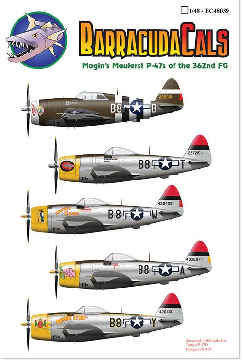 1/48 Mogin's Maulers! P-47 Thunderbolts of the 362nd FG - Click Image to Close