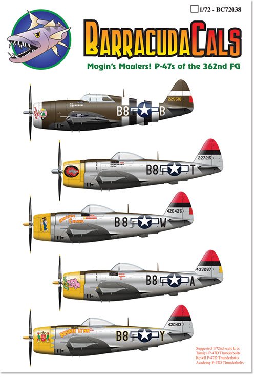 1/72 Mogin's Maulers! P-47 Thunderbolts of the 362nd FG - Click Image to Close