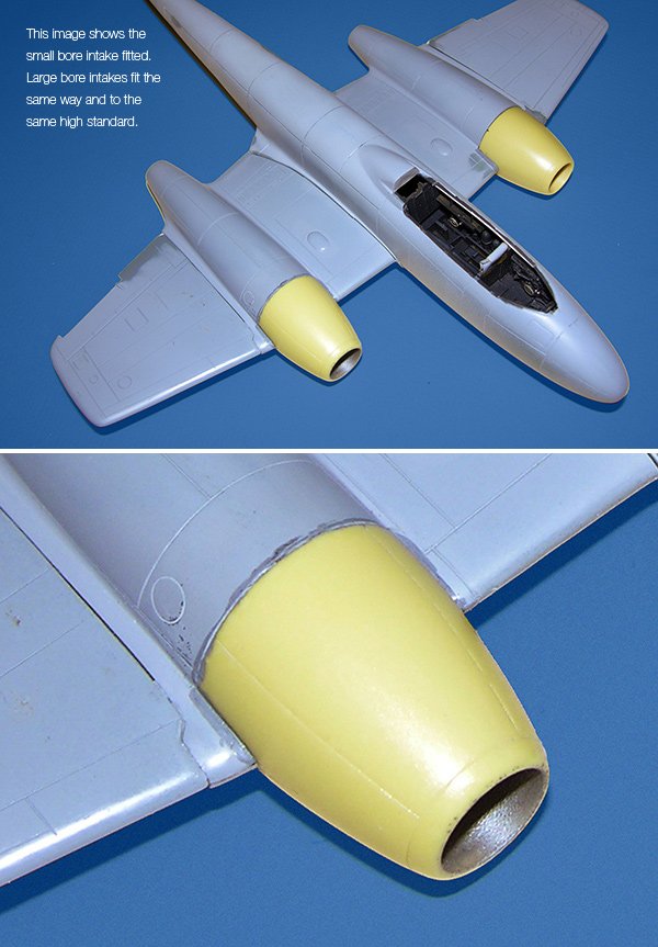 1/48 Meteor Large Bore Intakes - Click Image to Close
