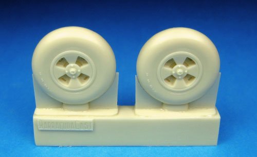 1/48 Hawker Tempest Main Wheels - Smooth Tread - Click Image to Close