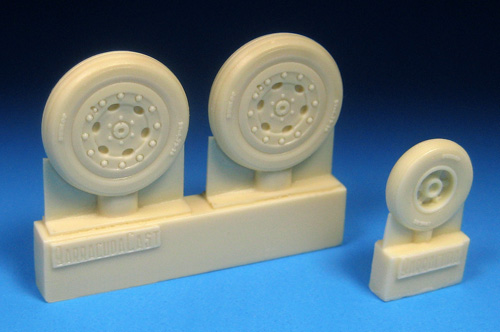 1/48 Hawker Hunter Main and Nose Wheels - Click Image to Close